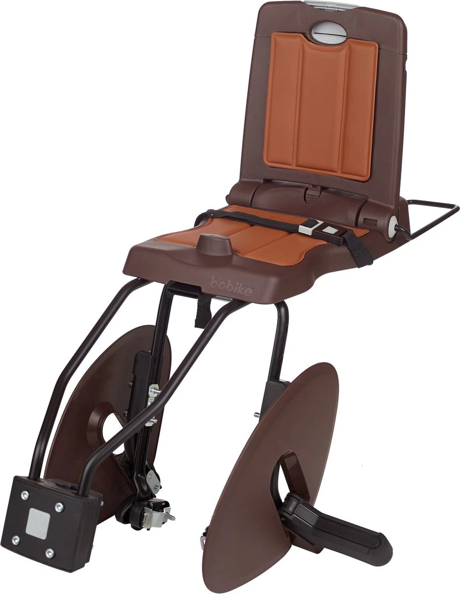 Bobike Achterzitje Classic Junior Plus (tot 35kg) Coffee Brown 1 Bobike Achterzitje Classic Junior Plus (tot 35kg) Coffee Brown