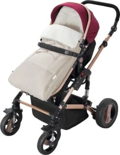 Monzana Kinderwagen Voetenzak Beige | Teddy | Maxi-Cosi | Met Opbergtas -Maxi-Cosi Winkel 933x1200 5