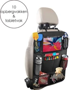 Flokoo Autostoel Organizer Voor Kinderen - Opbergsysteem Auto - Zwart -Maxi-Cosi Winkel 938x1200