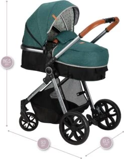 MoMi Kinderwagen - Compacte 2 In 1 Combiwagen - Limuru - Groen (geschikt Van 0-3 Jaar) -Maxi-Cosi Winkel 939x1200 6