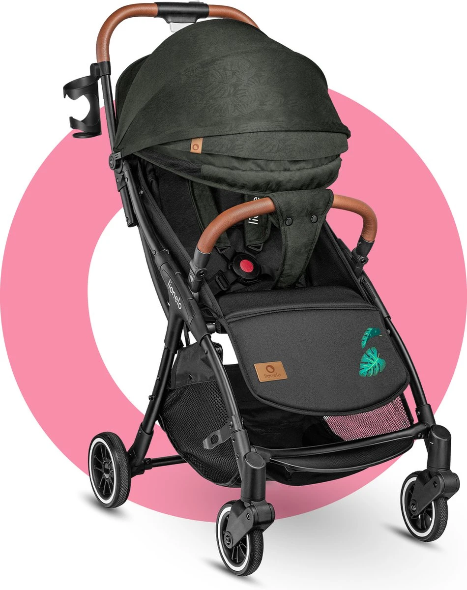 Lionelo Buggy Julie One - Kinderwagen Premium - Automatisch Opvouwen - Wandelwagen Tot 22 Kg - Comfortabele Zitje 4 Lionelo Buggy Julie One - Kinderwagen Premium - Automatisch Opvouwen - Wandelwagen Tot 22 Kg - Comfortabele Zitje - Image 4