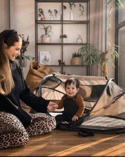 Deryan Baby Luxe Campingbedje – Inclusief Zelfopblaasbare Matras - Cream -Maxi-Cosi Winkel 959x1200 3