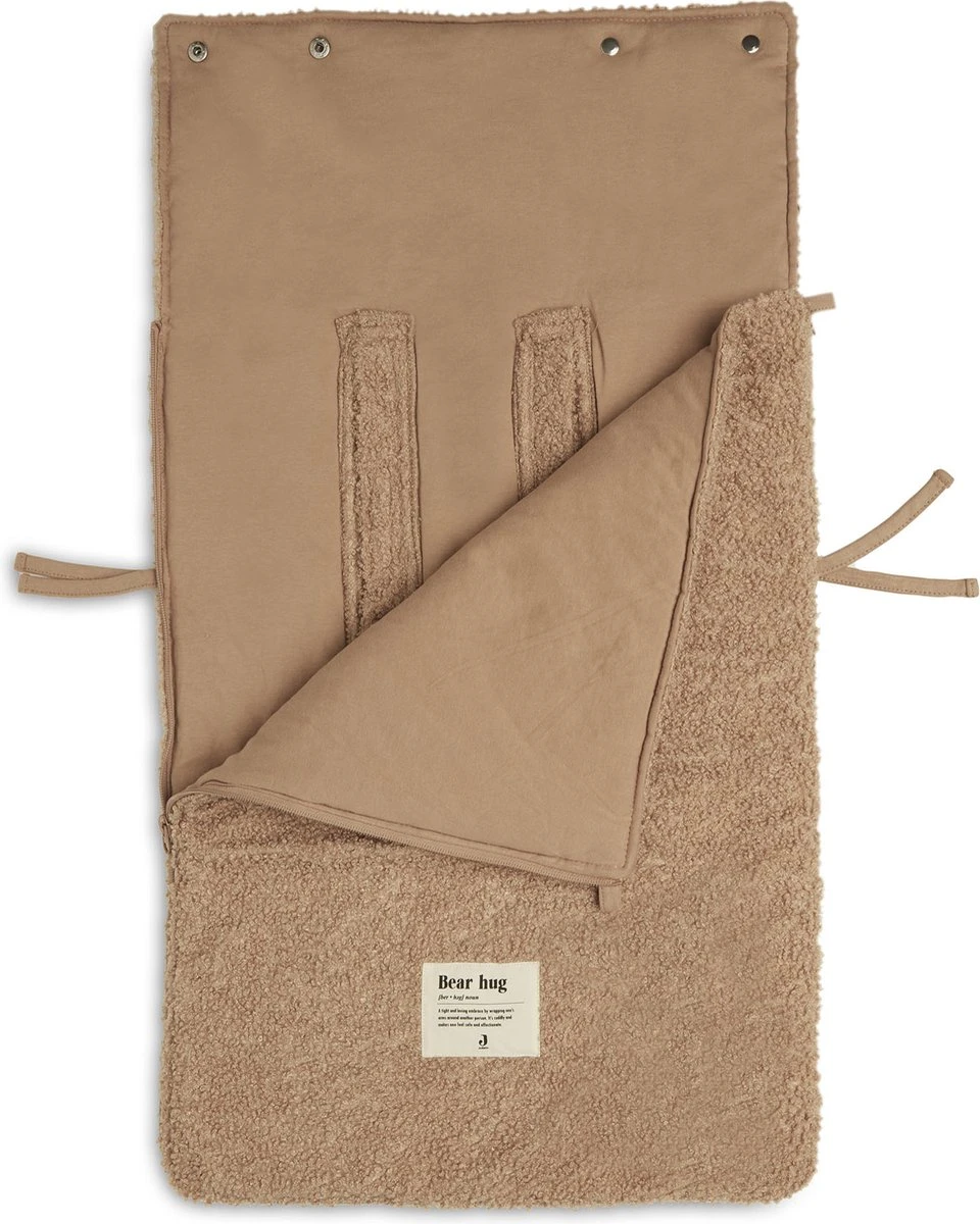 Jollein Voetenzak Voor Autstoel & Kinderwagen Boucle - Biscuit 3 Jollein Voetenzak Voor Autstoel & Kinderwagen Boucle - Biscuit - Image 3