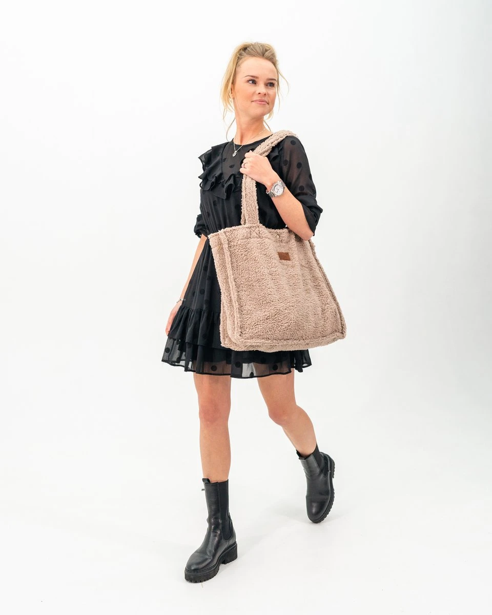 ByKay - Mom Bag - Draagzak - Teddy - Taupe - Organic 2 ByKay - Mom Bag - Draagzak - Teddy - Taupe - Organic - Image 2