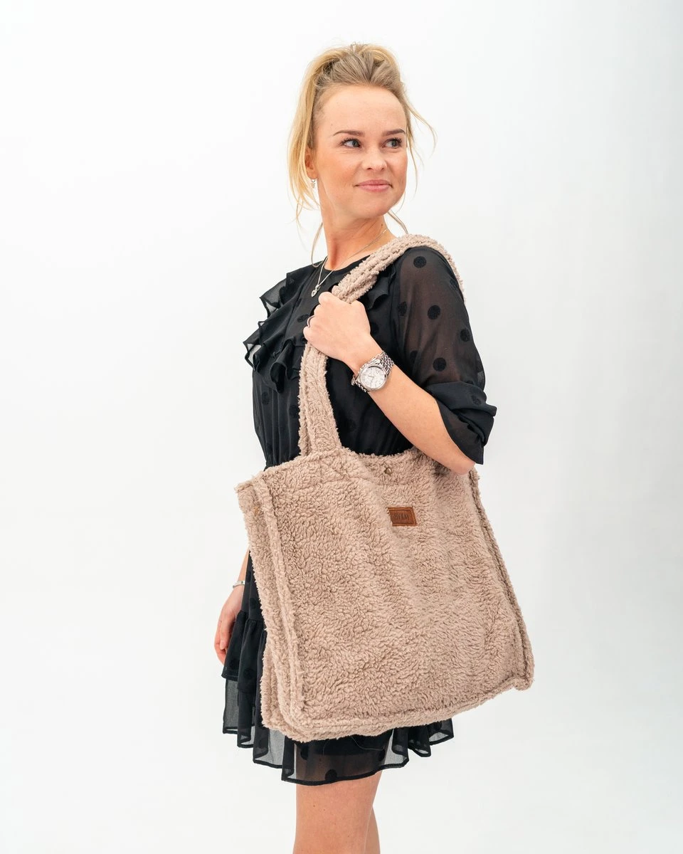 ByKay - Mom Bag - Draagzak - Teddy - Taupe - Organic 6 ByKay - Mom Bag - Draagzak - Teddy - Taupe - Organic - Image 6