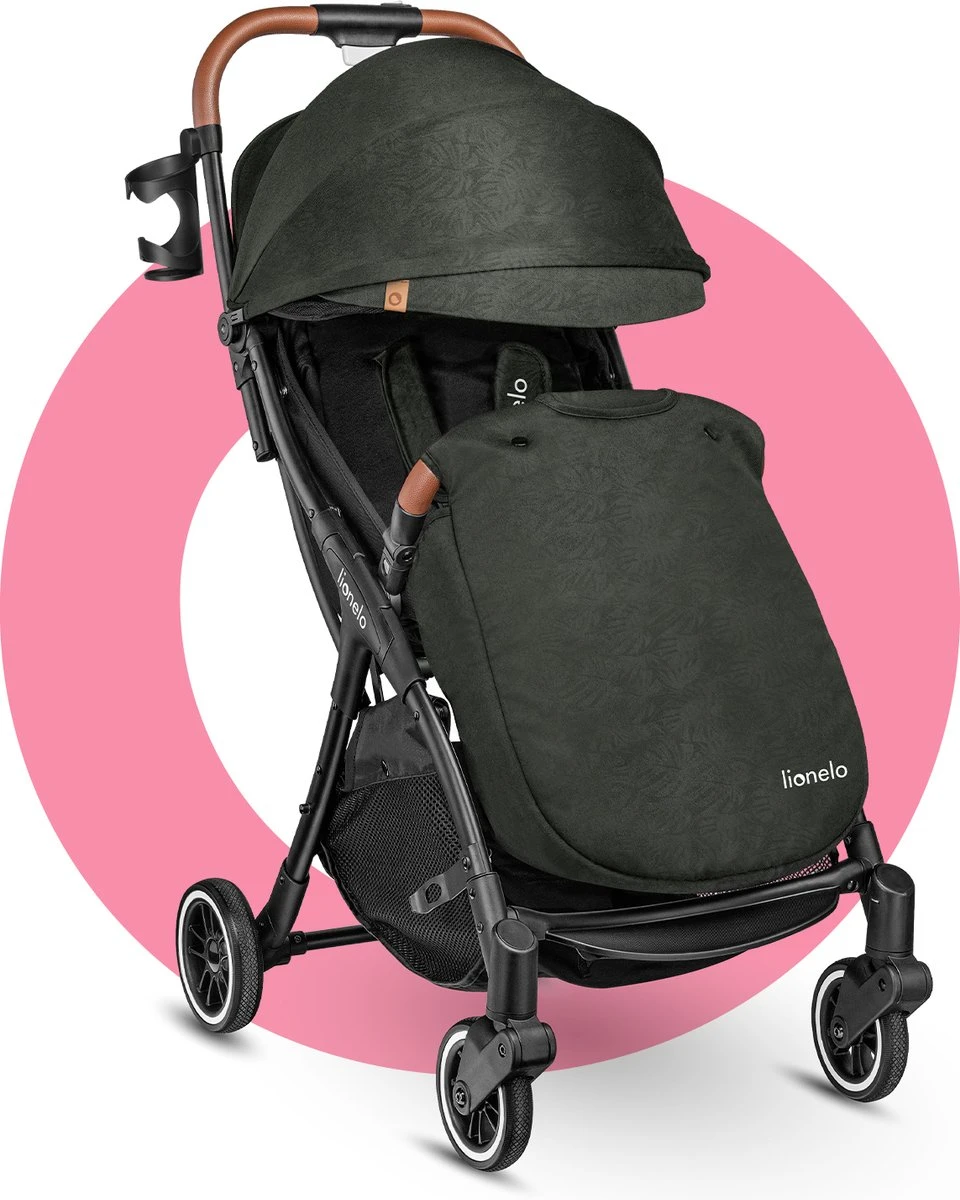 Lionelo Buggy Julie One - Kinderwagen Premium - Automatisch Opvouwen - Wandelwagen Tot 22 Kg - Comfortabele Zitje 8 Lionelo Buggy Julie One - Kinderwagen Premium - Automatisch Opvouwen - Wandelwagen Tot 22 Kg - Comfortabele Zitje - Image 8
