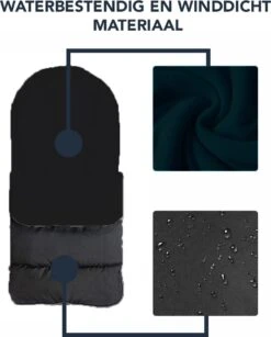 Achaté Voetenzak - Voor Kinderwagen Of Stoeltje – Baby Slaapzak - Autostoel - Zwart -Maxi-Cosi Winkel 966x1200 3