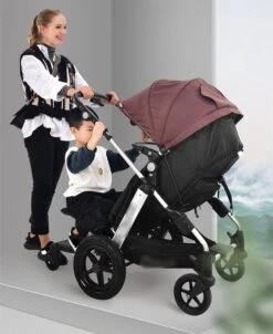 Merkloos Meerijdplankje Universeel Buggy/Kinderwagen - Kinderwagen Accessoire Met Afneembaar Zitje Van Hoogwaardige Kwaliteit - Verstelbaar Meerijdplankje -Maxi-Cosi Winkel 983x1200