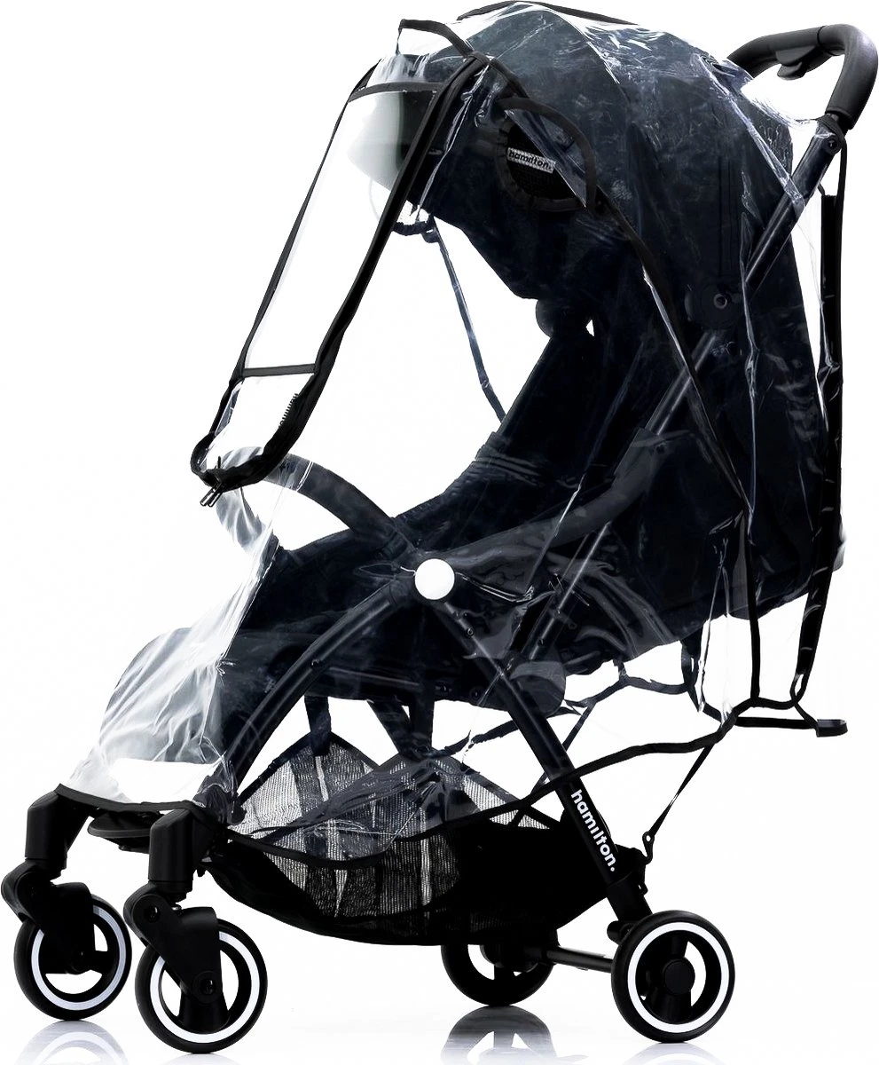 Hamilton By Yoop Buggy Premium Regenhoes Met Transparant Venster – Waterdicht, Winddicht En Stofdicht Regenscherm – Eenvoudig Te Monteren Transparant Weerschild Kinderwagen 2 Hamilton By Yoop Buggy Premium Regenhoes Met Transparant Venster – Waterdicht, Winddicht En Stofdicht Regenscherm – Eenvoudig Te Monteren Transparant Weerschild Kinderwagen - Afbeelding 2