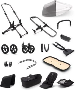 Bugaboo - 3-in-1 Kinderwagen Fox 3 - Black/Forest Green -Maxi-Cosi Winkel 994x1200 1