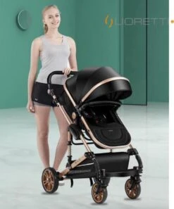 Merkloos Lioretti® Luxe Baby Buggy 3 In 1 | Baby Wagen | Kinderwagen Met Stoel En Wieg | Inklapbaar | Hoge Kwaliteit | Combi | Zwart -Maxi-Cosi Winkel 997x1200 2