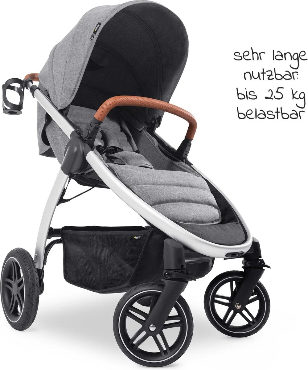 Hauck UpTown Buggy - Met één Hand Opvouwbaar - Grijs 14 Hauck UpTown Buggy - Met één Hand Opvouwbaar - Grijs - Image 14